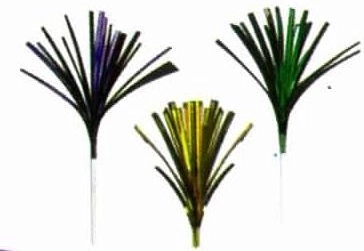 Petites palmes décoratives pour fête 25 pcs