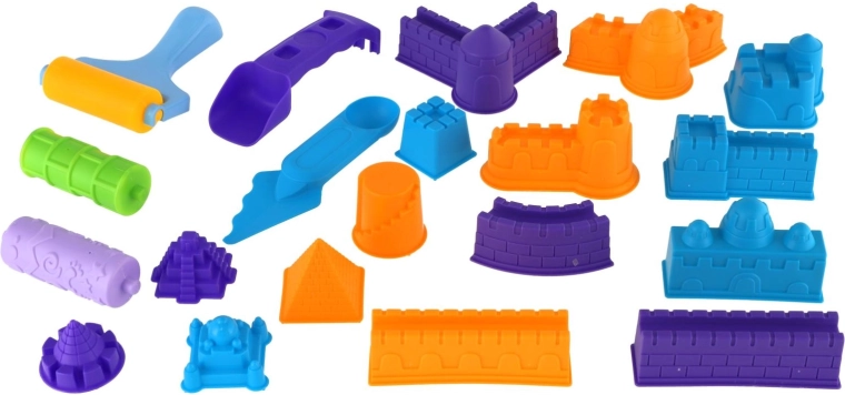 Moules et outils pour construire des châteaux