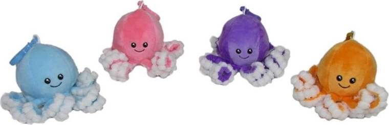 Porte-clés pieuvre en peluche 14 cm