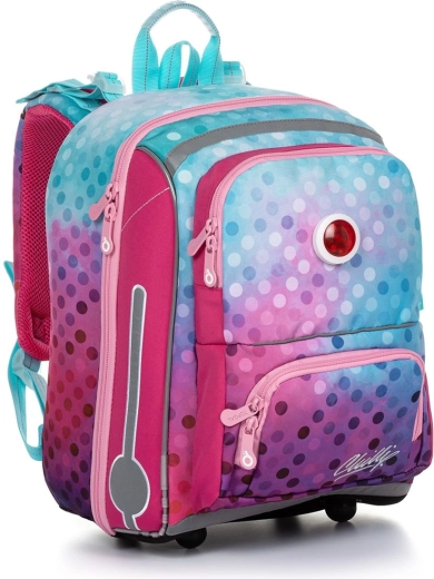 Cartable scolaire à pois Topgal BEBE