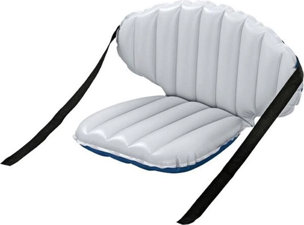 Sièges confortables pour trois pagayeurs