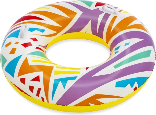 Bouée gonflable à motif géométrique BESTWAY 107 cm – Géométrique