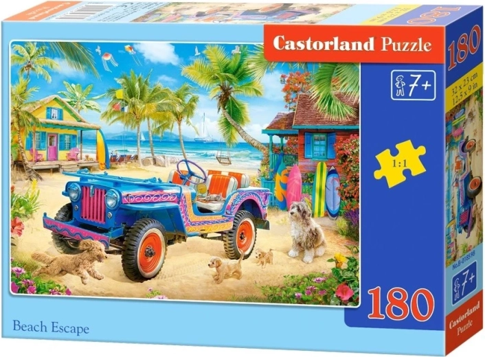 Puzzle Castorland Évasion à la plage – 180 pièces