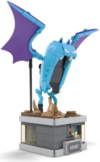 Jeu de construction en blocs Pokémon Golbat avec mouvement