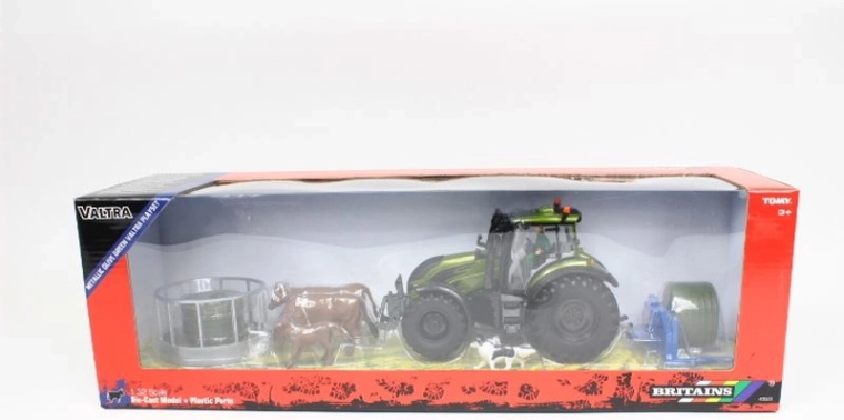 Britains – coffret tracteur Valtra Metallic Olive Green 1:32