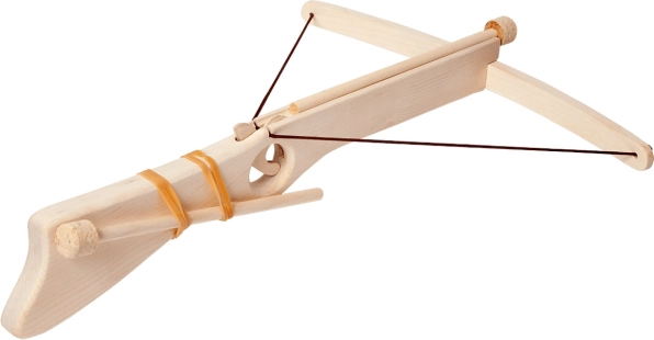 Fauna arbalète en bois pour enfants