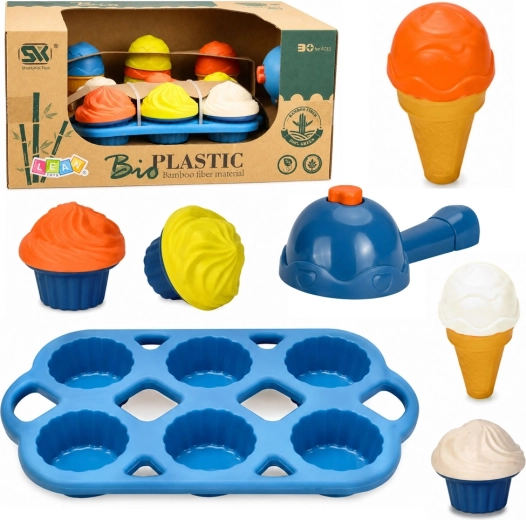 Ensemble écologique pour enfants pour fabriquer des glaces et des desserts – 26 pièces