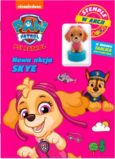 La Pat’ Patrouille : Tampons en action – livre d’activités avec Skye