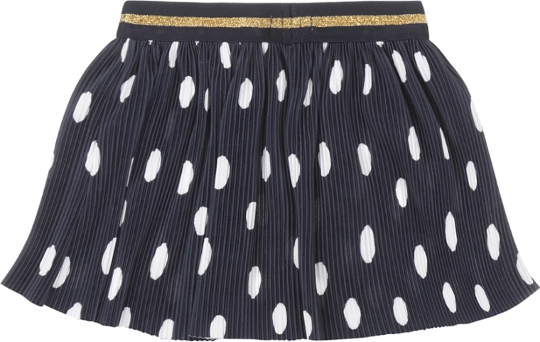 Taille élastique confortable avec bande dorée