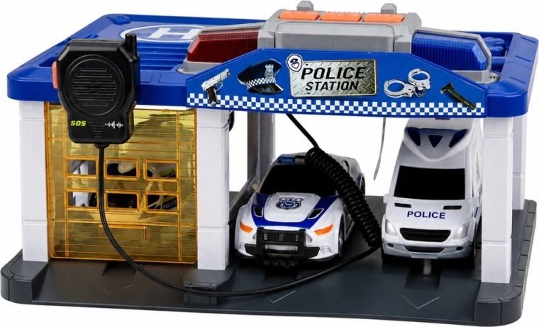 Poste de police avec garage et stationnement
