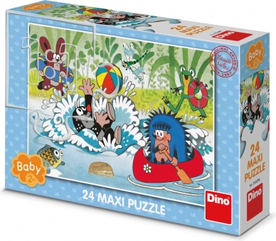 Puzzle DINO La Petite Taupe dans l’eau 24 pièces maxi