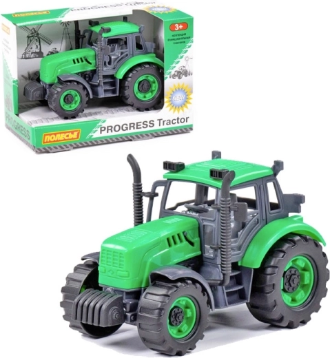 Tracteur à inertie Polesie Progress vert