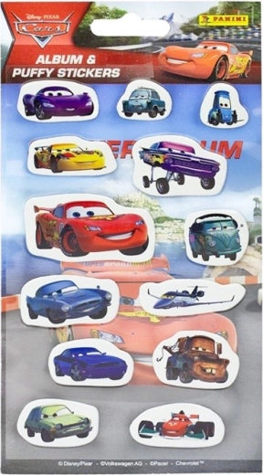 Album Panini avec autocollants 3D en mousse Disney Cars - 1 pièce