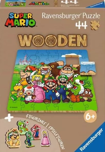 Puzzle en bois Ravensburger Super Mario – 44 pièces