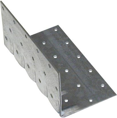 Équerre pour assemblages de charpente 100×80×80 mm, acier 2,0 mm