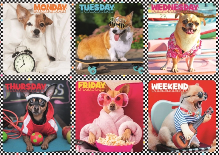 Puzzle 200 pièces – chiens joyeux – Trefl