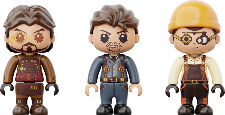 Figurines pour histoires et jeu