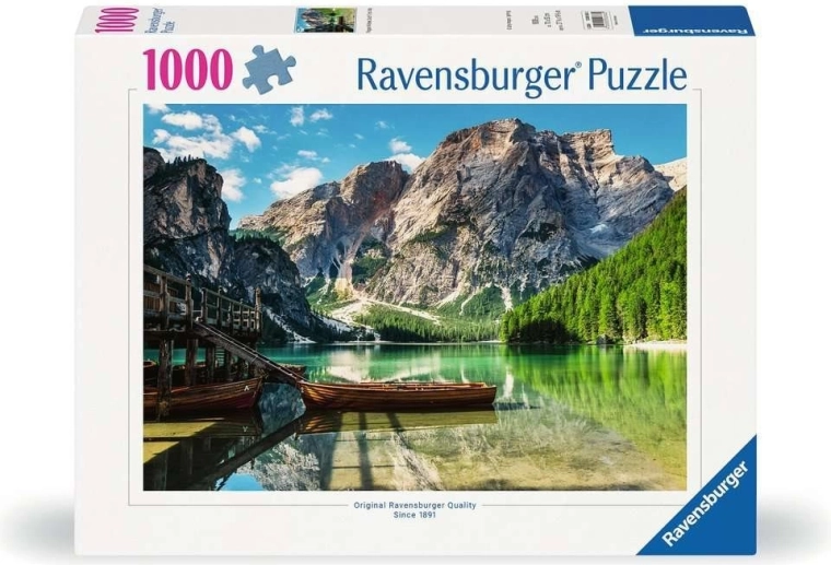 Puzzle Ravensburger Lago di Braies, Italie 1000 pièces