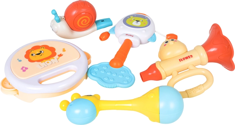 5 jouets musicaux dans un seul emballage