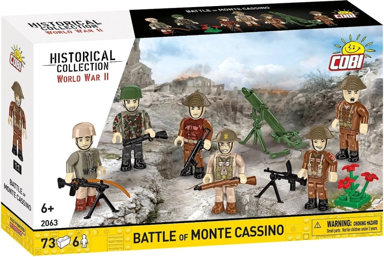 Set de construction bataille de Monte Cassino – figurines et équipement COBI