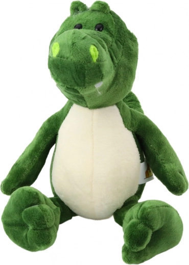 Crocodile en peluche vert 25 cm
