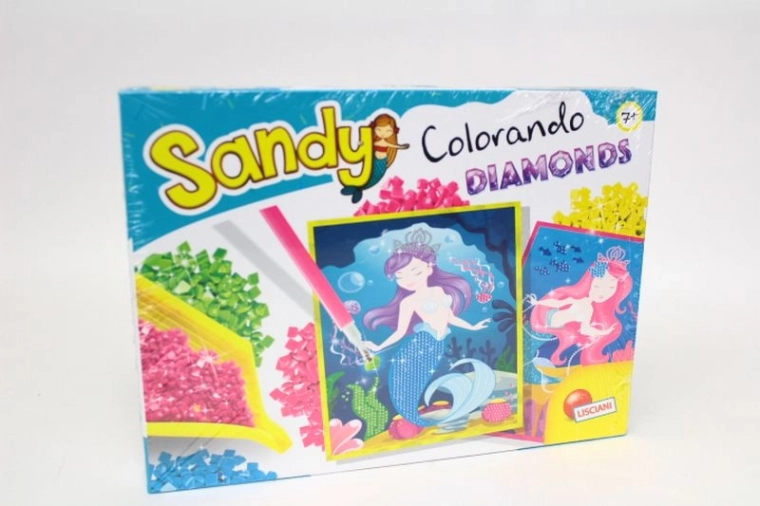 Lisciani Sandy Colorando Colorando Diamonds – mosaïque de diamants sirènes