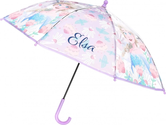 Parapluie enfant transparent Frozen - 1 pièce