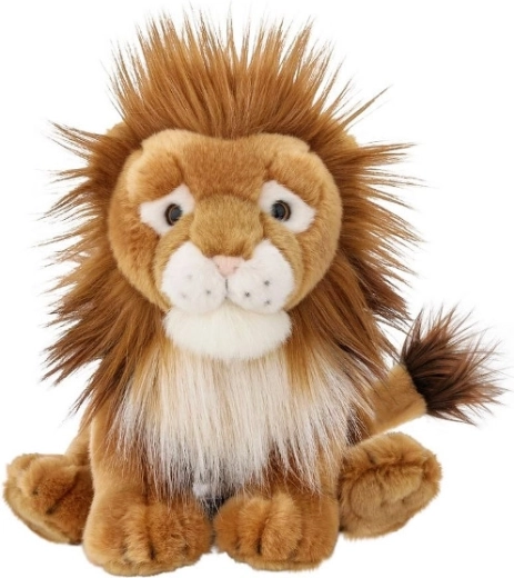 Lion en peluche brun 25 cm