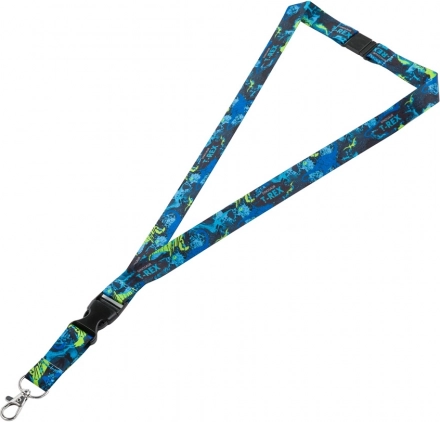 Porte-clés premium avec mousqueton motif dinosaure
