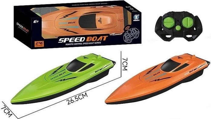 Bateau de course rapide télécommandé 2,4 GHz