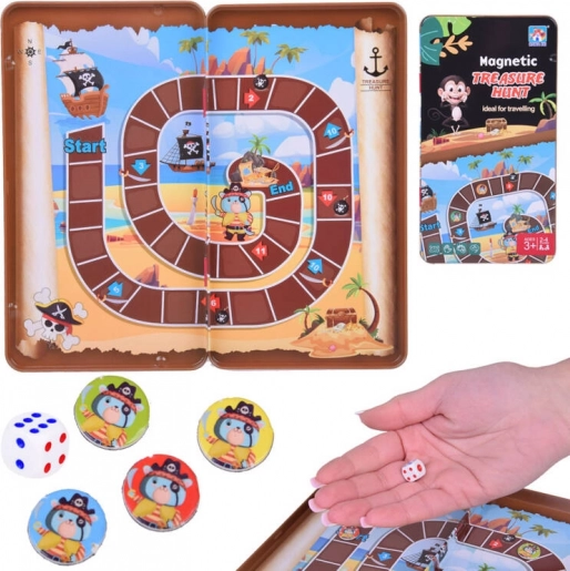 Jeu magnétique Chasse au trésor Pirates