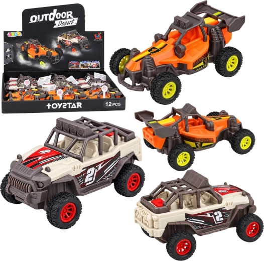 Buggy tout-terrain avec lumières et sons, 14 cm - 1 pièce