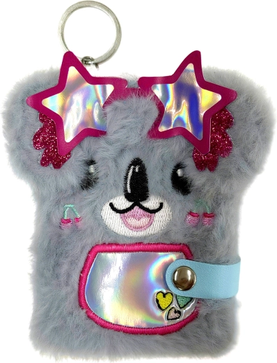 Mini carnet en peluche A7 Koala
