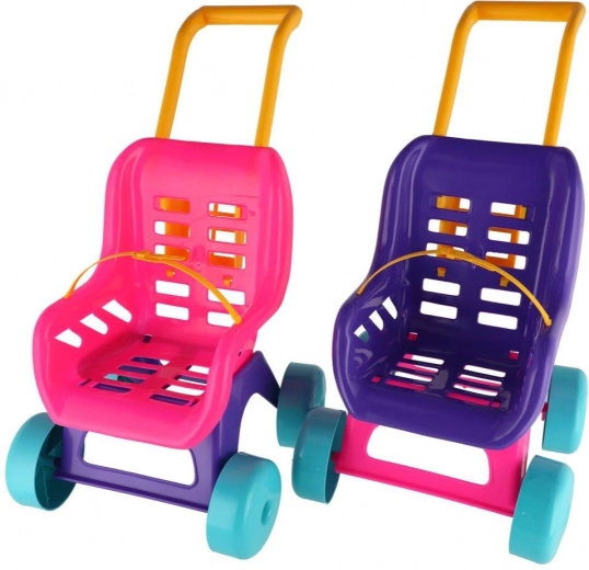 Teddies poussette pour poupées Buggy Sport rose‑violet