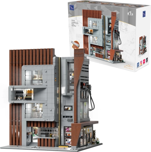 Pantasy cabinet d’architecture – bâtiment modulaire en briques (3427 pièces)
