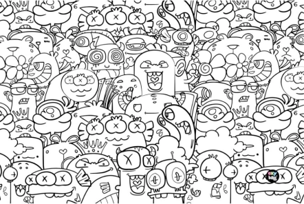 Tapis de table Monsters