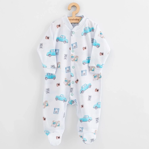 Grenouillère bébé New Baby Classic II Cars 56 (0–3 mois)