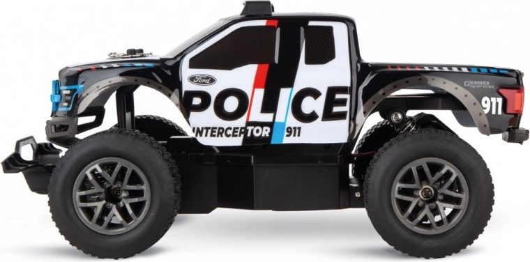 Action de police réaliste avec gyrophare LED