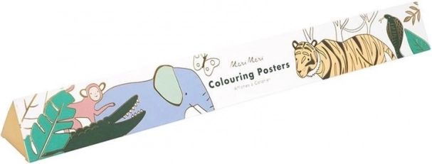 Affiches à colorier Jungle Meri Meri