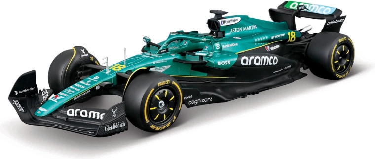 Réplique fidèle de l’Aston Martin AMR25 à l’échelle 1:24