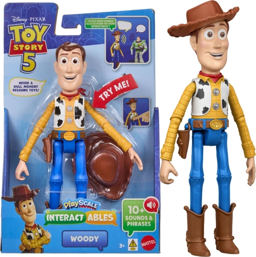 Figurine interactive Woody Mattel Disney Toy Story 5 23 cm (version anglaise)