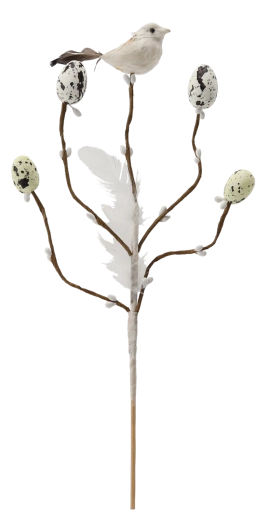 Détails réalistes avec oiseau et œufs