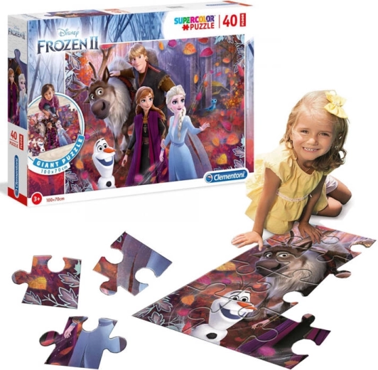 Puzzle de sol La Reine des neiges 2 Clementoni 40 pièces
