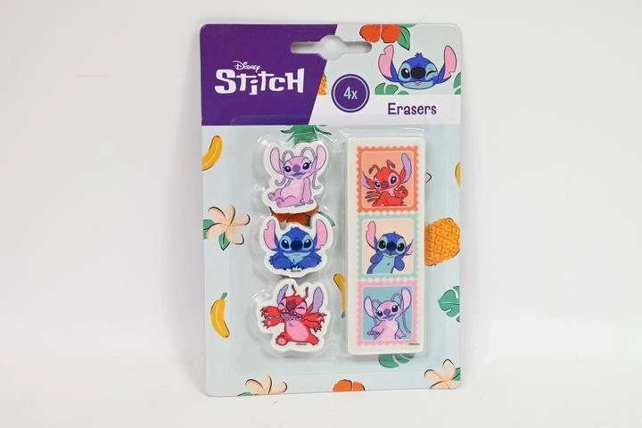 Gommes Stitch – set de 4 pcs