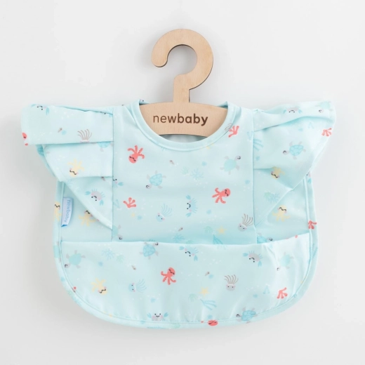Bavoir de luxe pour fille à volants NEW BABY