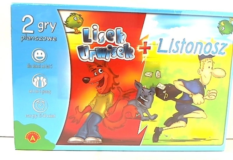 Lisek urwisek et le Facteur – set de 2 jeux de société de course