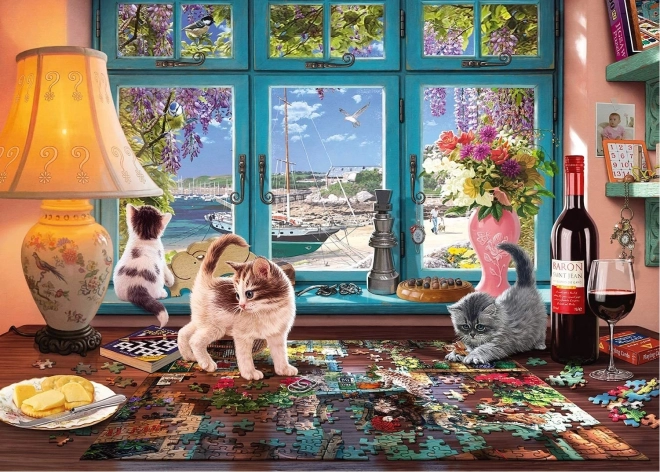 SCHMIDT puzzle table des amoureux des puzzles 1000 pièces