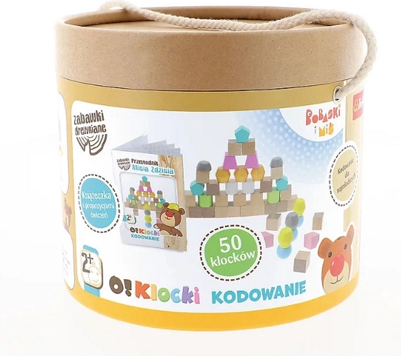 Blocs en bois pour le codage Bobaski i Miś