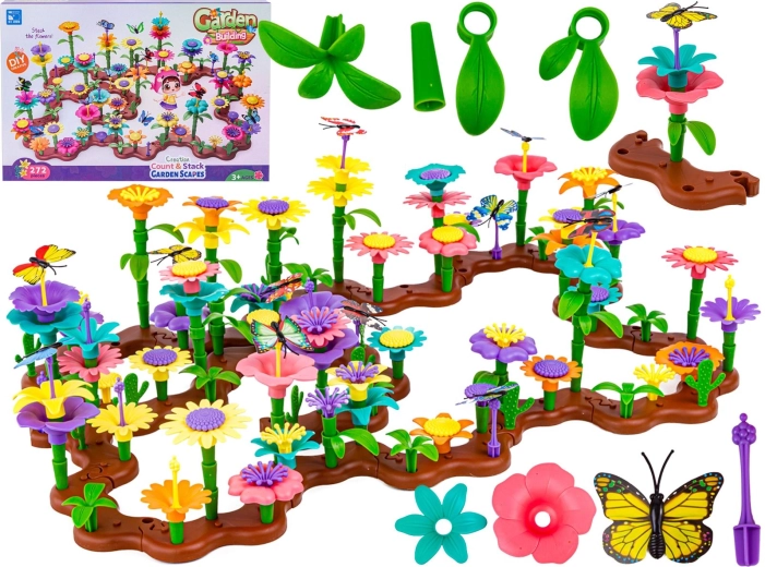 Jeu de construction : jardin fleuri 272 pièces