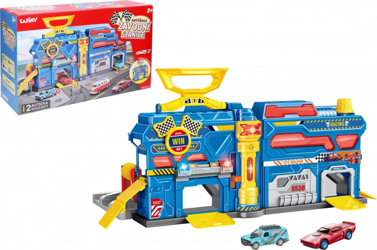 Station de course portable avec lumières et sons
